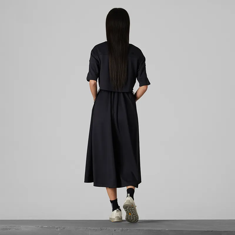 THE NORTH FACE UE Series Short-Sleeved Dresses Women's Cosmic Black-2