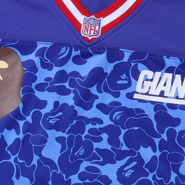 A BATHING APE X Mitchell & Ness Nfl New York Giants Legacy Jersey-2