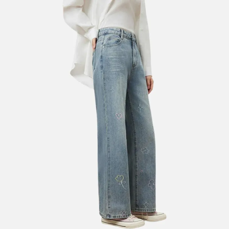 Love To Serve Jeans Women's Denim Blue-2