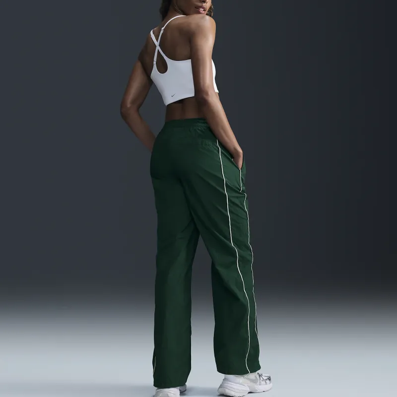 Nike Windrunner Knitted Sports Pants Women's Canyon Green/Sail-2