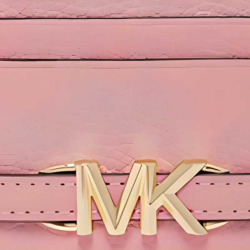 MICHAEL KORS Cow Leather Card Holder Women's Flesh Pink-3