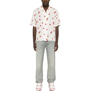 AMIRI Decorative Printed Short Sleeved Shirt