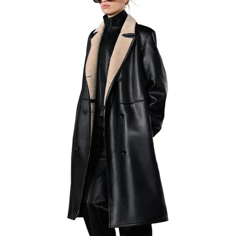 ZARA ZW Series Coats Women's Black-4