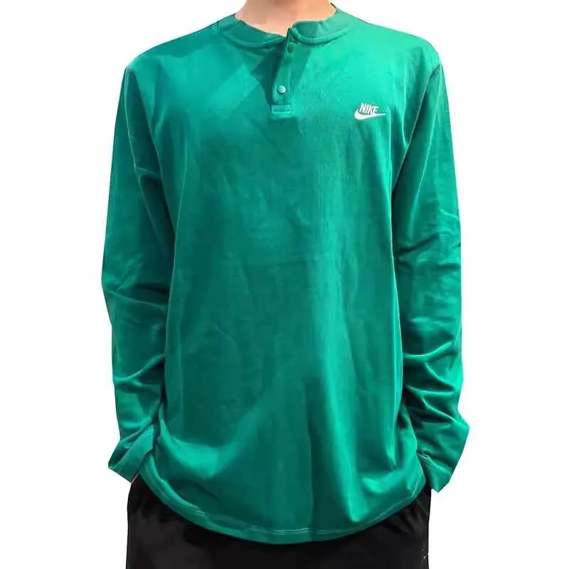 Nike T Shirts Men Green-1