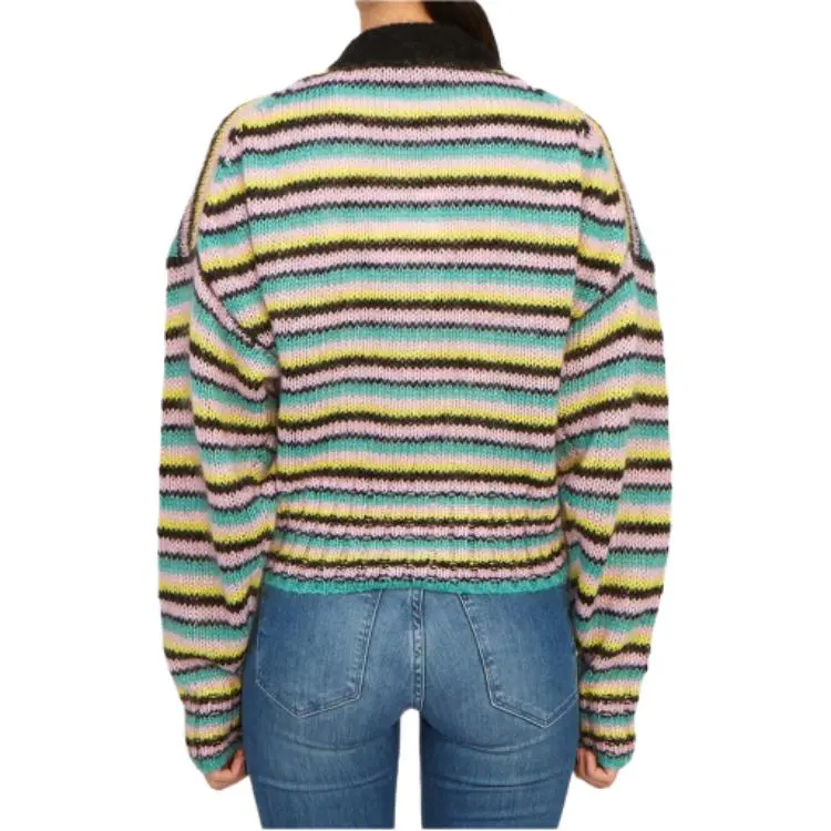 GANNI SS23 Knitted Fabric Cardigan Women's Multicolor-4