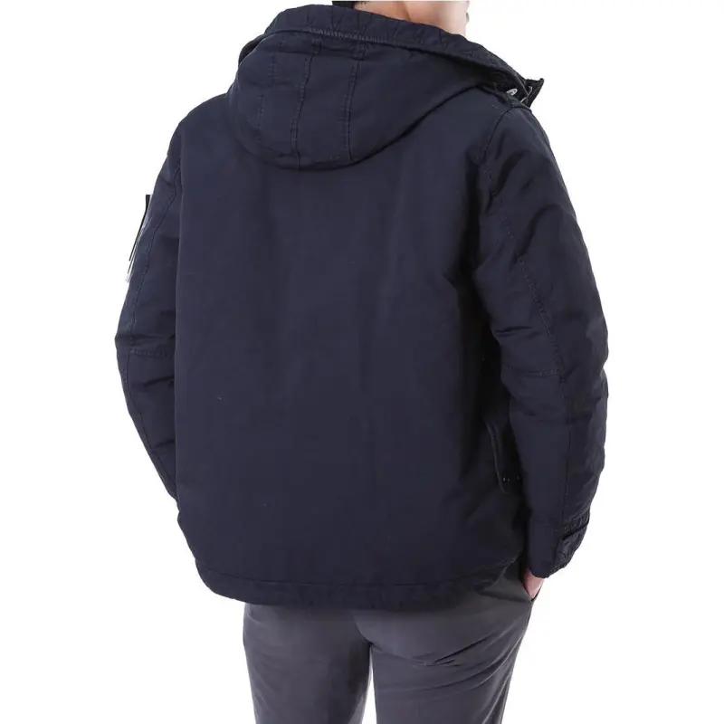STONE ISLAND High Neck Hooded Jacket-3