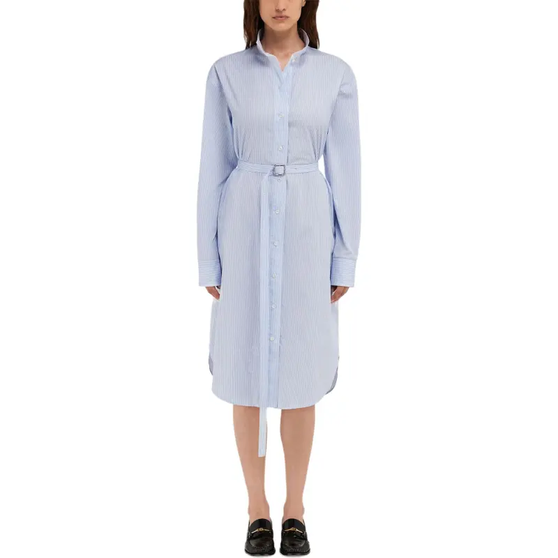 Ferragamo Striped Shirt Dress-1