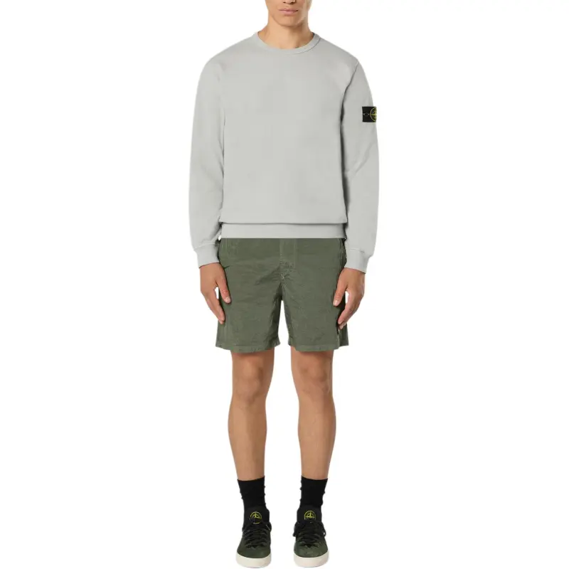 STONE ISLAND Compass Patch Crewneck Sweatshirt-1