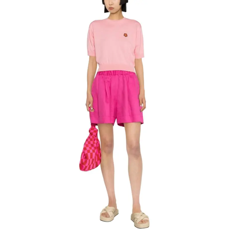 KENZO Boke Flower Crest Short Sleeved Jumper-2