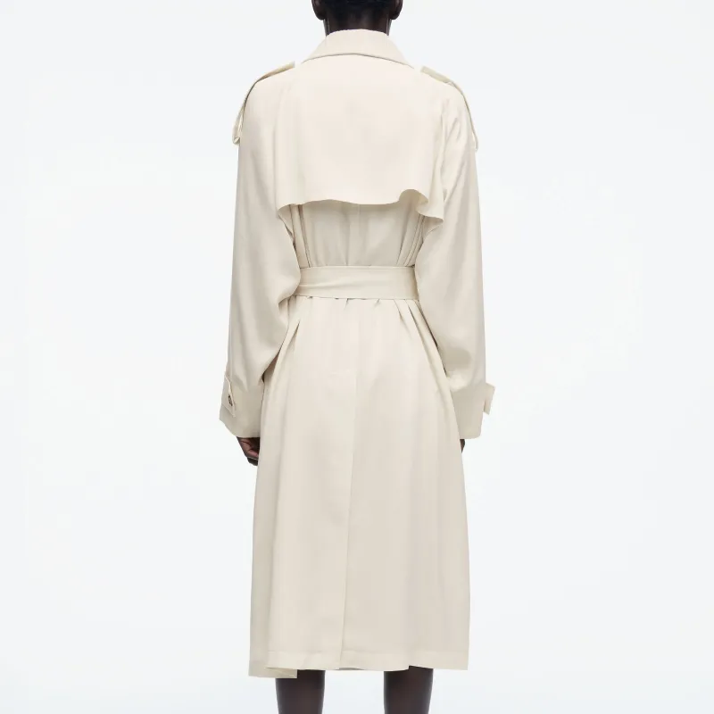COS Trench Coat Women's Light Beige-2