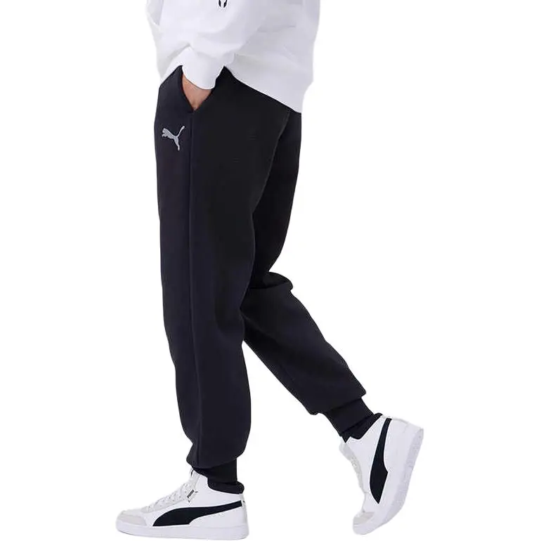 PUMA Casual Pants Men Black-3