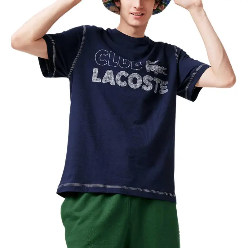 LACOSTE T Shirts Men Navy Blue/166-3