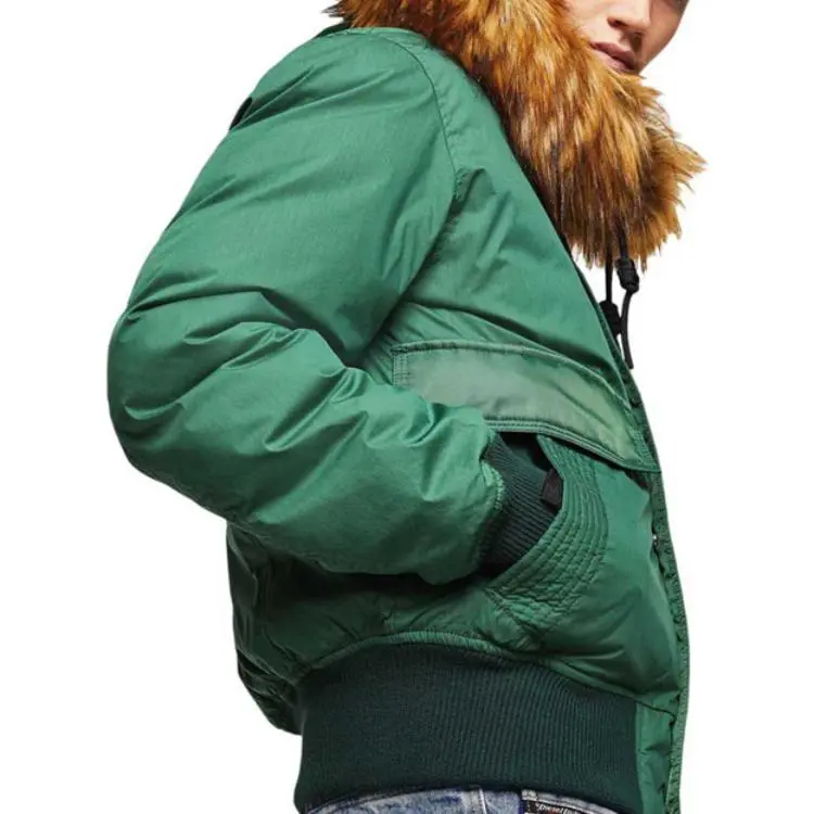 DIESEL Jackets Coats Men's Green-2