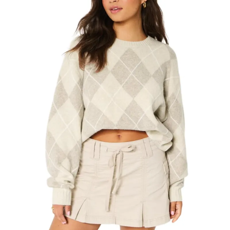 Hollister Sweater Women's Khaki-2