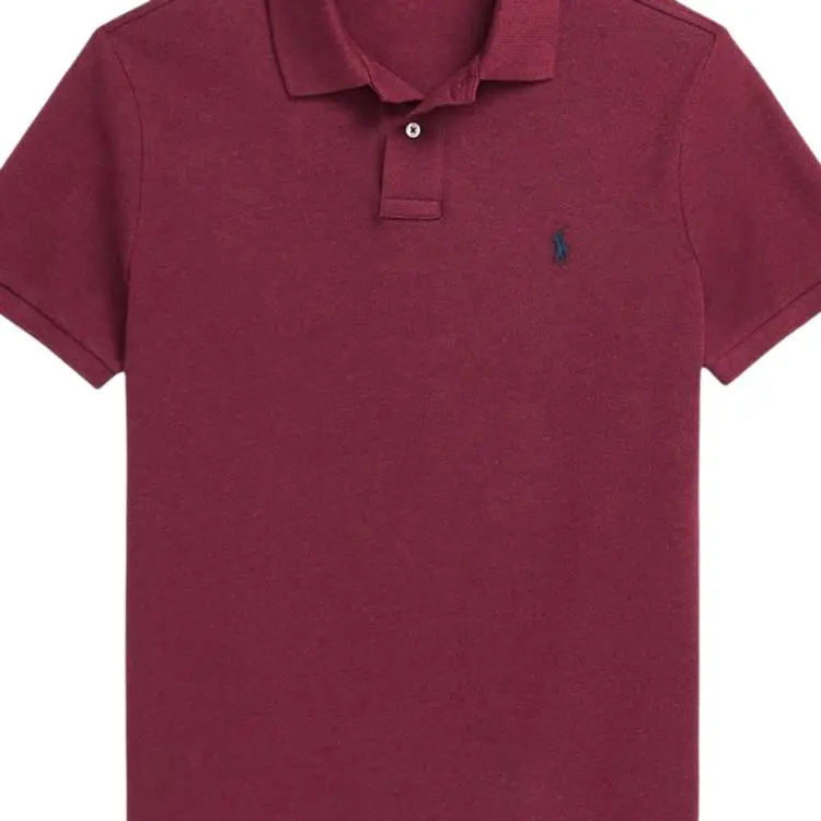 Polo Ralph Lauren SS25 Polo Shirt Men's Burgundy-4