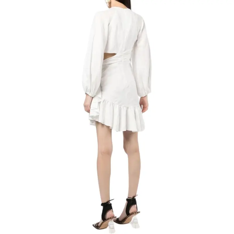 Zimmermann Long-Sleeved Dresses Women's White-3