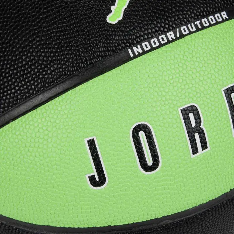 Nike Artificial Leather Basketball Black Green Size 7 Training Unisex-3