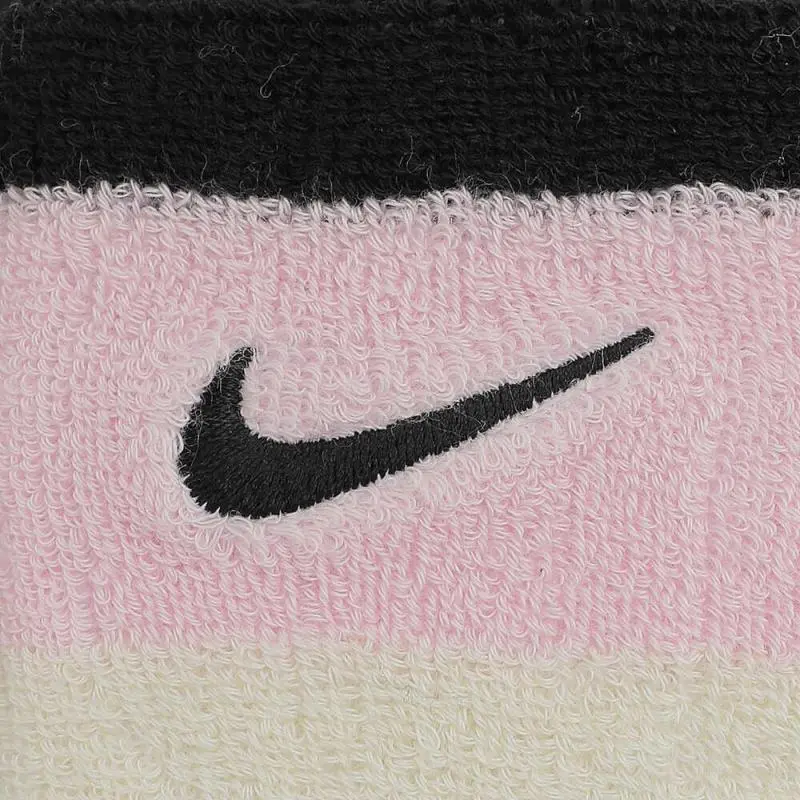 Nike Tennis Badminton Wristbands Warm Black White Pink Unisex-2
