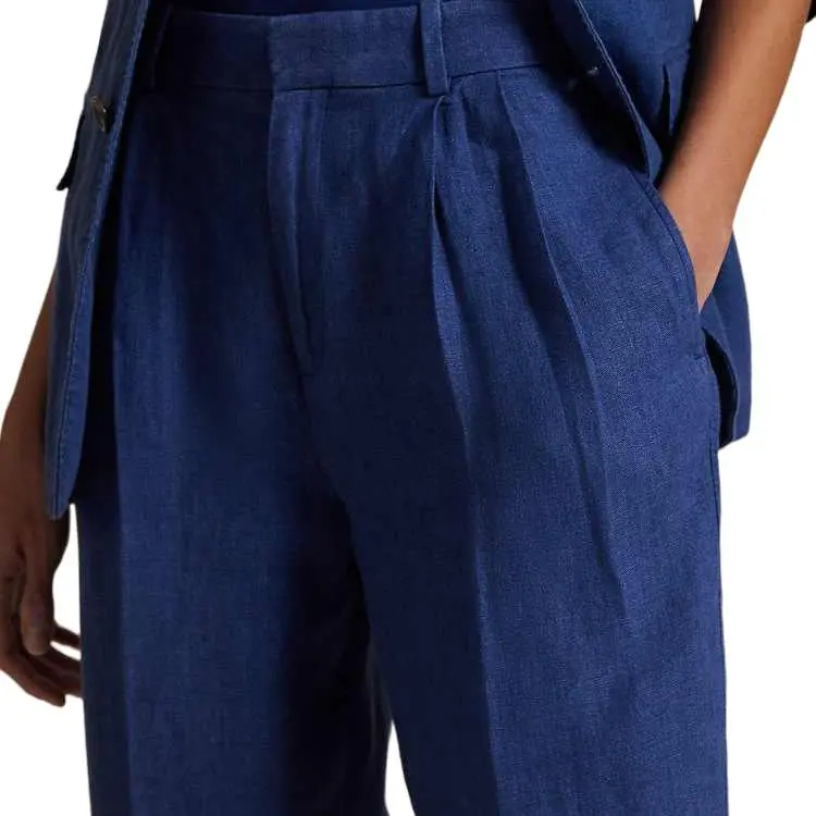 Polo Ralph Lauren SS25 Casual Pants Women's Blue-4