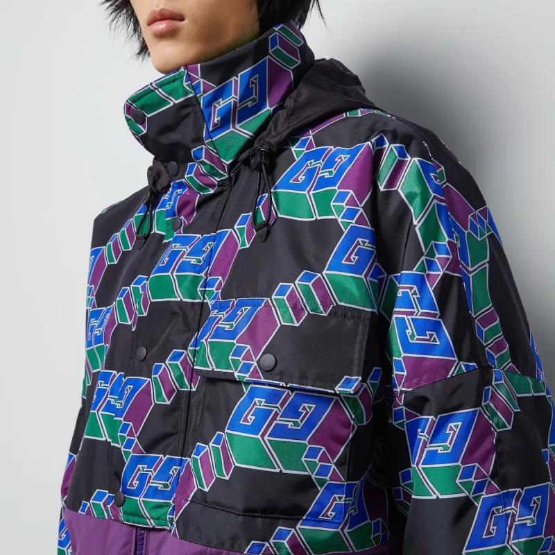 GUCCI Square G Panelled Coat-3