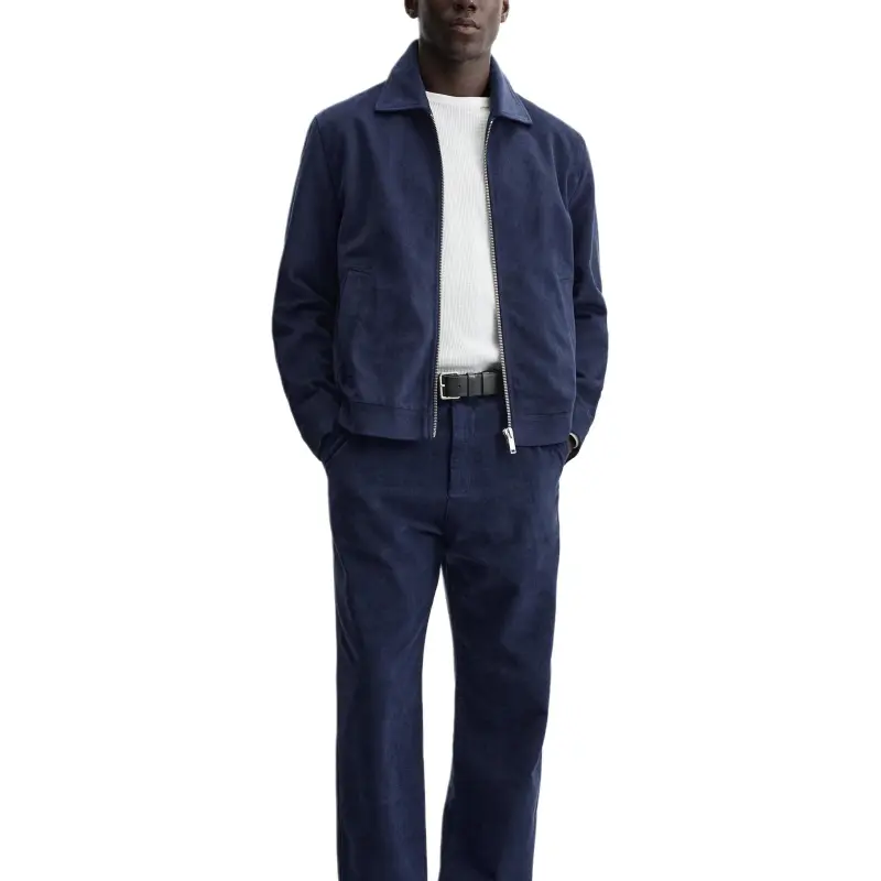 ZARA Jackets Coats Men's Dark Blue-4