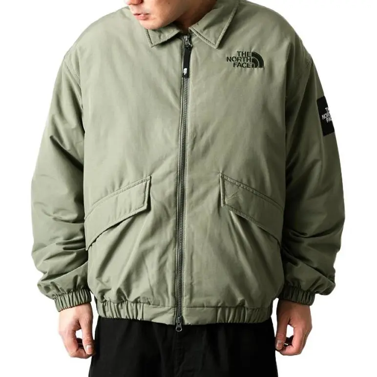 THE NORTH FACE Puffer Jacket Unisex Army Green-4