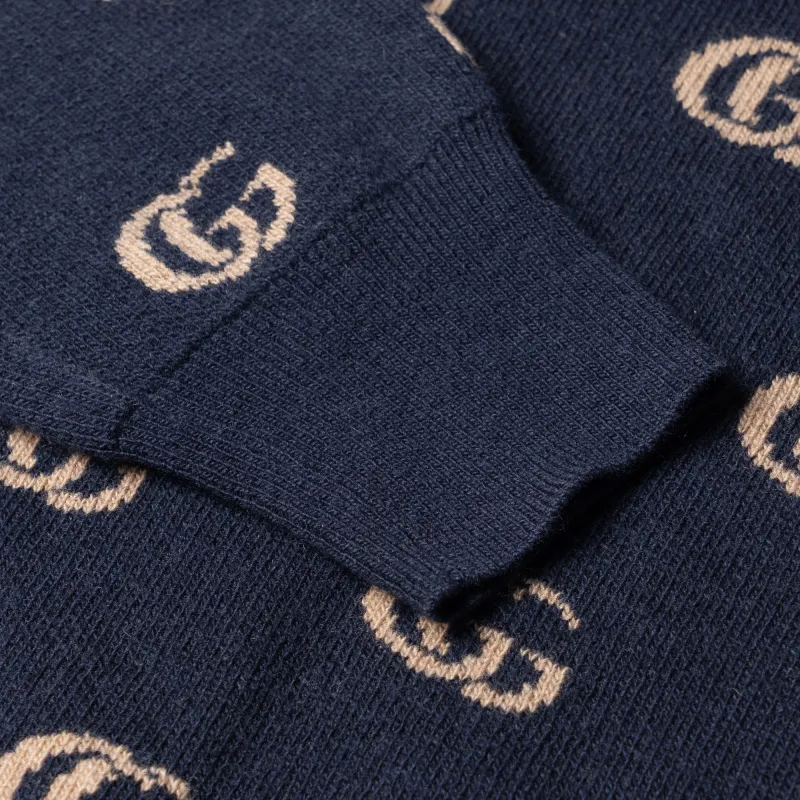 GUCCI Lnterlocking G Cashmere Jumper-6