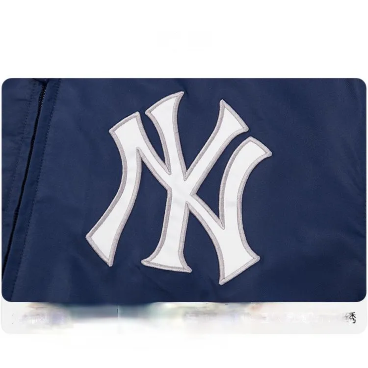 New Era SS25 Baseball Jacket Unisex Blue-2