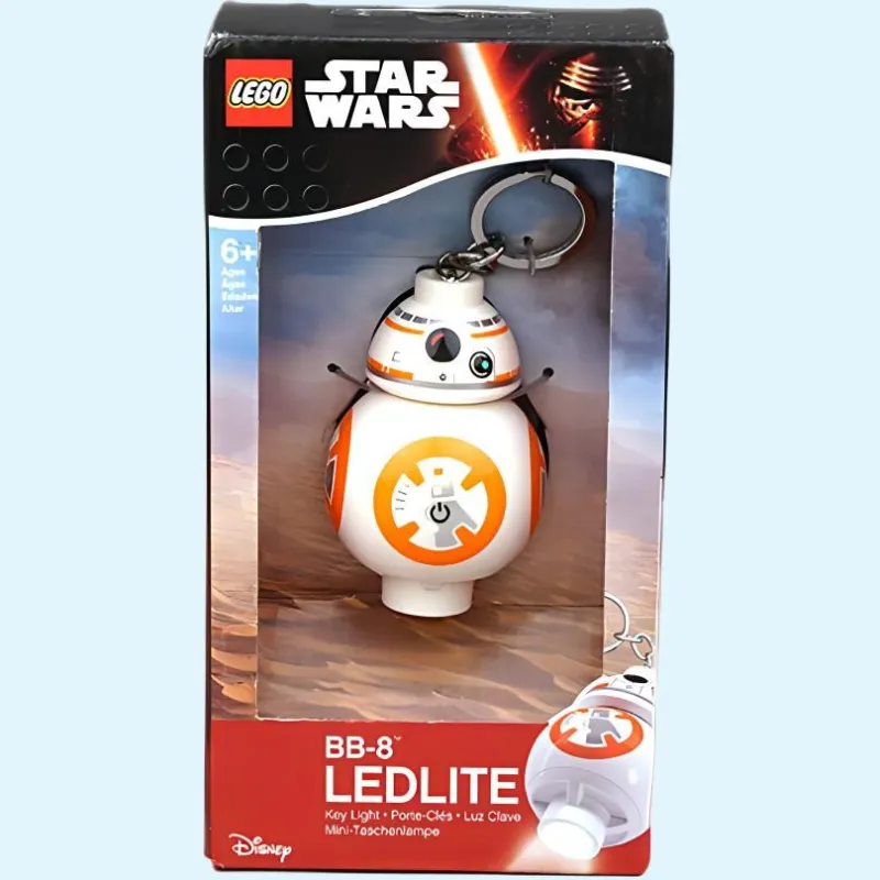 LEGO Star Wars Collection BB8 Keychain With Light Building Blocks 0-300 LE-KE101-2
