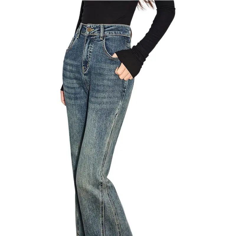 Initial Language Jeans Women's Vintage Blue-2
