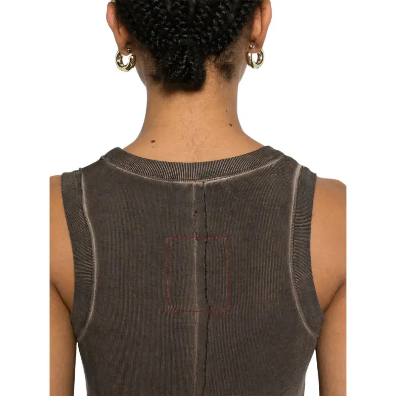 UMA WANG Crewneck Knitted Tank Top-4
