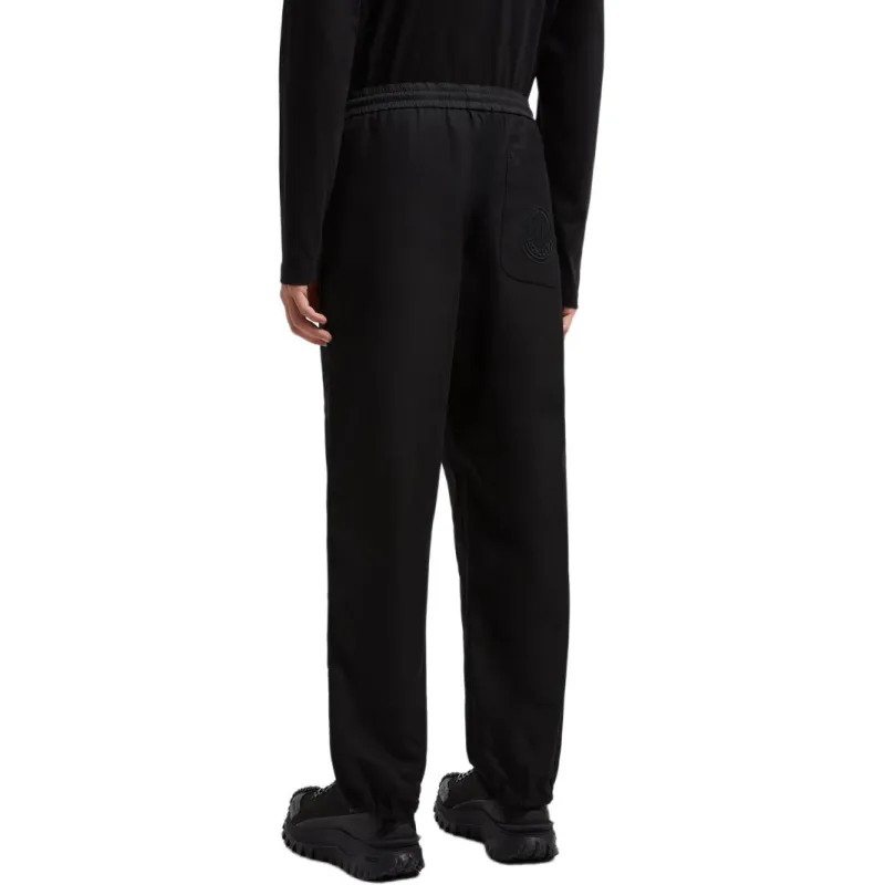 Moncler Logo Embroidered Tapered Leg Trousers-1