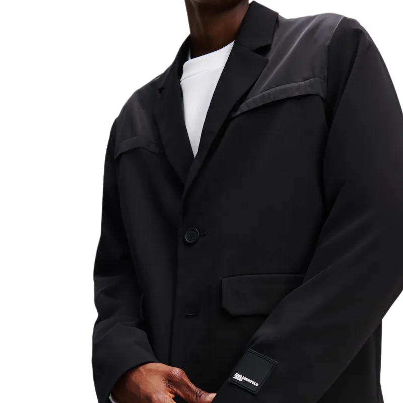KARL LAGERFELD / Karl Lagerfeld Jeans Panelled Blazer-5