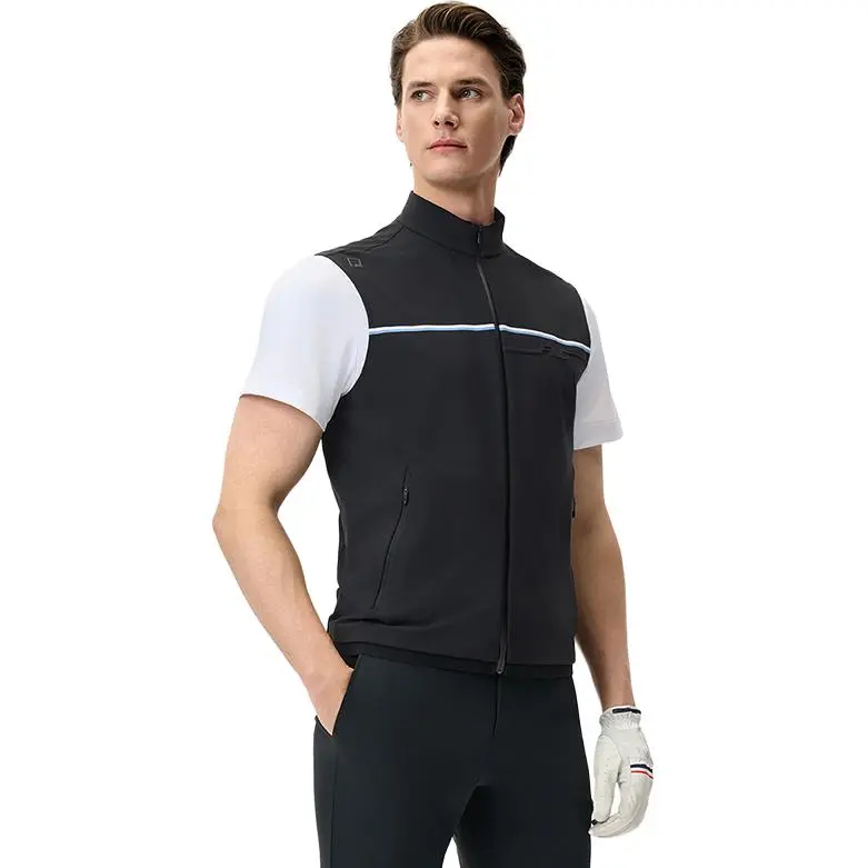 FILA Golf Series SS25 Vest Men's Pitch Black BK-1