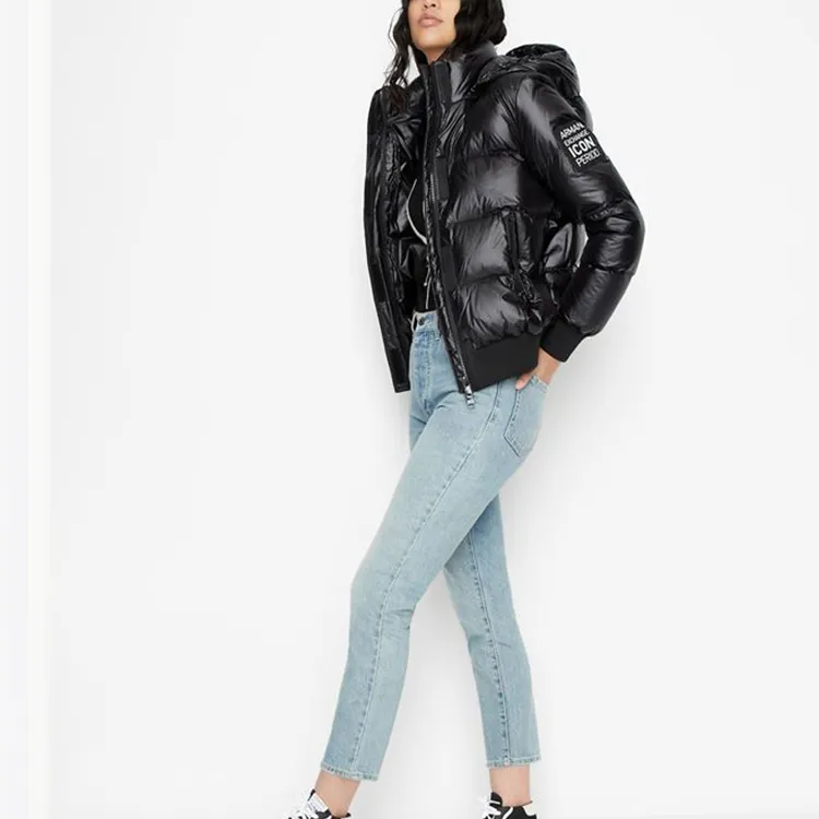 ARMANI EXCHANGEAE FW22 Jackets Coats Women's Black-3