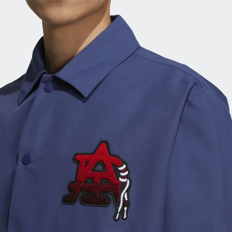 Adidas Originals Jackets Men Blue-4