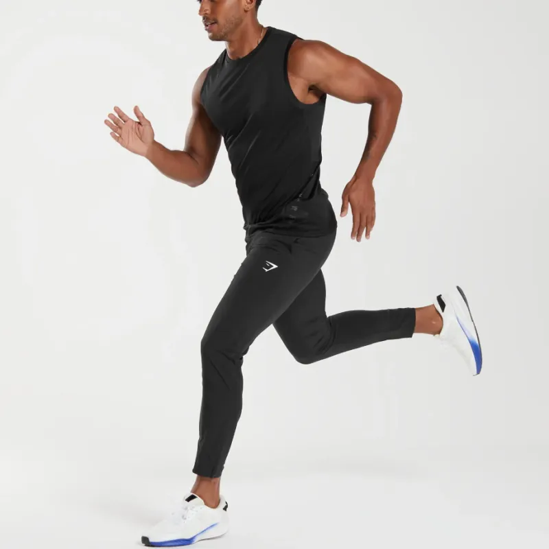 GYMSHARK Knitted Sweatpants Men's Black-3