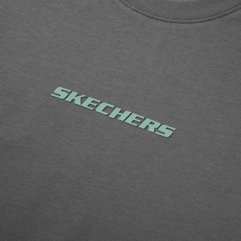 Skechers SS24 T Shirt Unisex Lime Gray-2