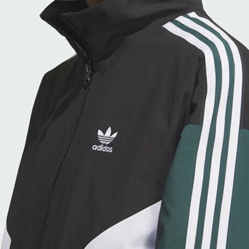 Adidas Originals SS25 Jacket Unisex Black/Green/White-2