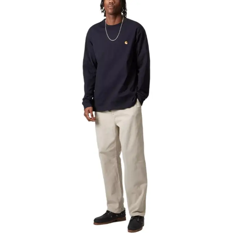 Carhartt WIP FW24 T Shirts Unisex Dark Marine Blue-3