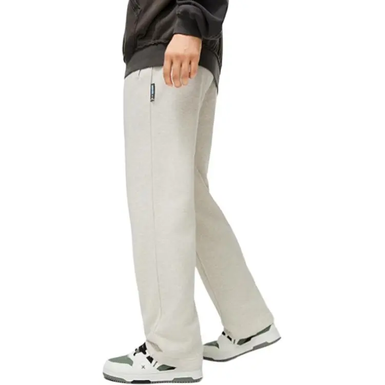 LiNing Badfive Sports Pants Men's Heather Gray Light Khaki-5