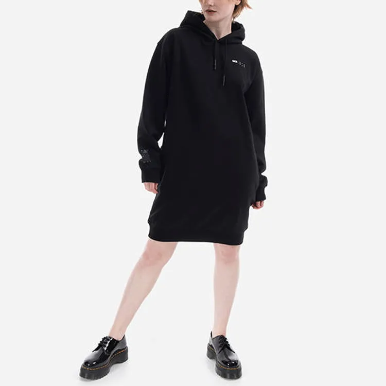McQ Alexander McQueen Logo Drawstring Hooded Dress-3