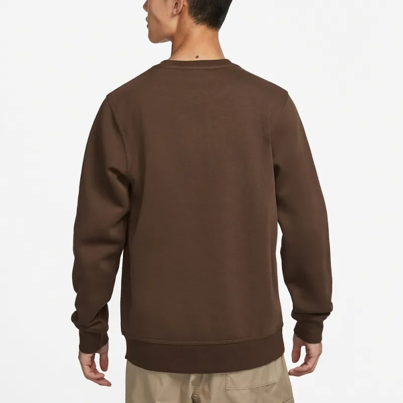 Nike Sportswear Swoosh Sweatshirt 'Brown'-3