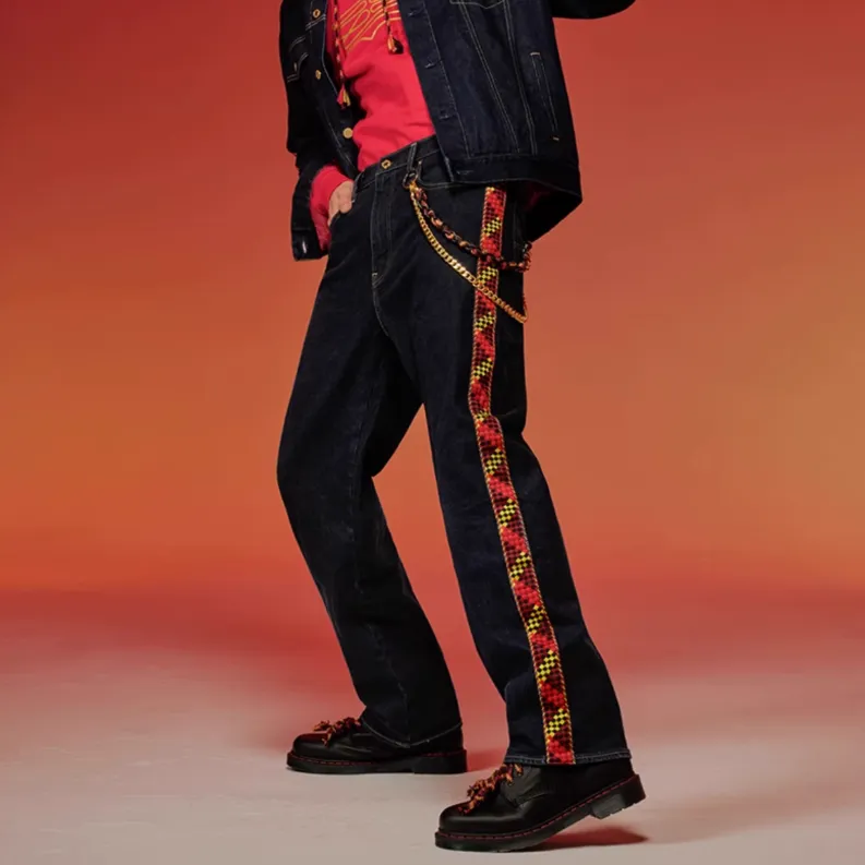Levis CNY Jeans Men Denim Blue-4