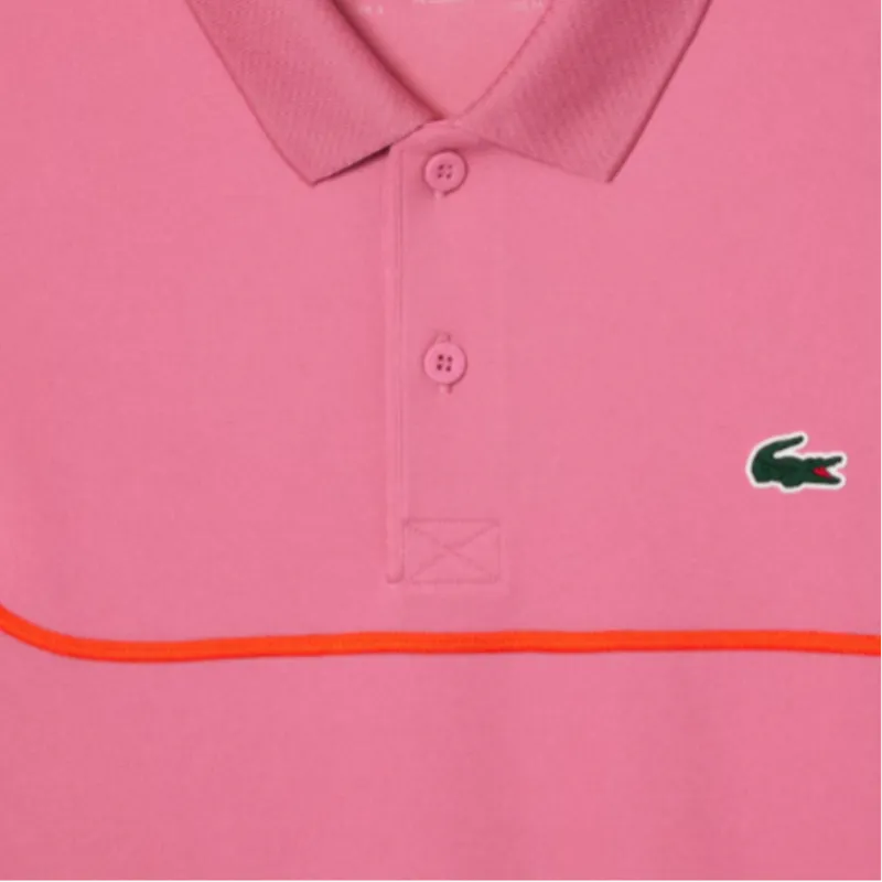 LACOSTE Polo Shirts Men Pink-1