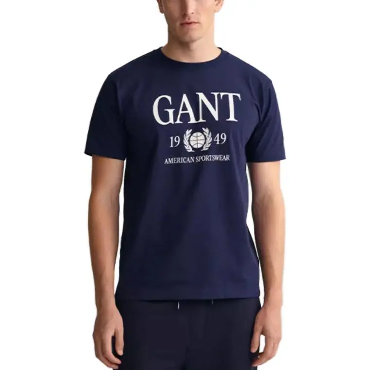 GANT T Shirts Men Classic Blue-1