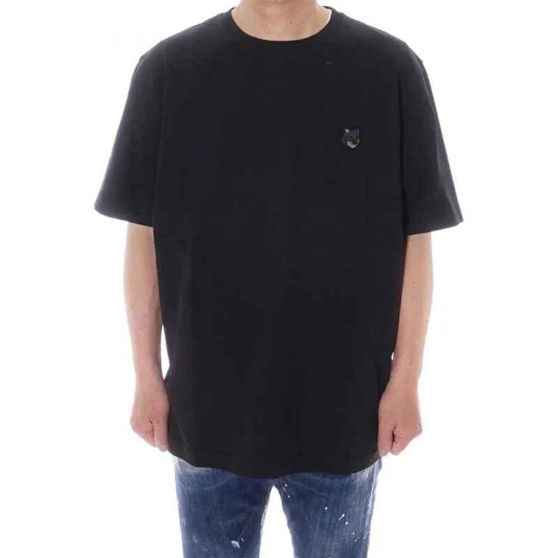 Maison Kitsune Bold Fox Head Patch Crewneck T Shirt-2