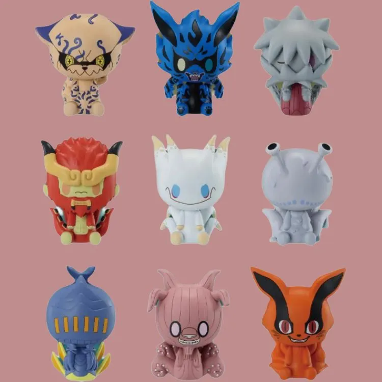 BANDAI Naruto Characters Tail Beast Chibi Figures-1