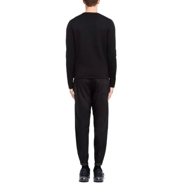PRADA Logo Rib Knitted Jumper-2