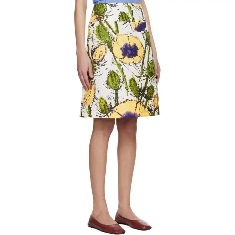 WALES BONNER Casual Short Skirts Women's Multicolor-2